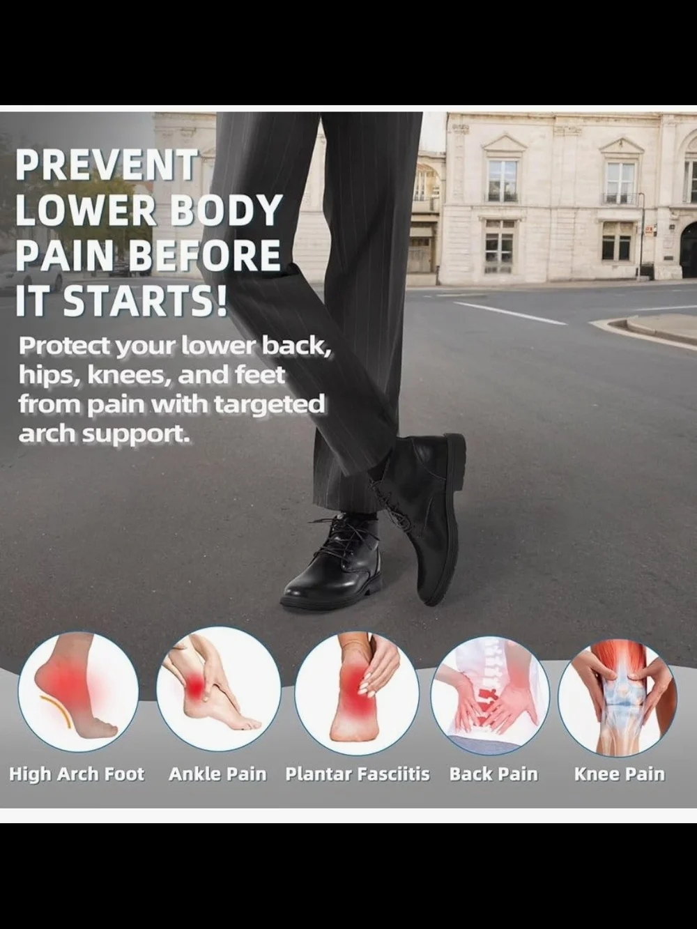 Orthocomfoot men black